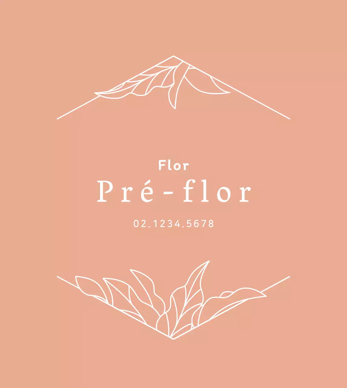 Rose Gold Luxuosa ilustração floral Placa de florista