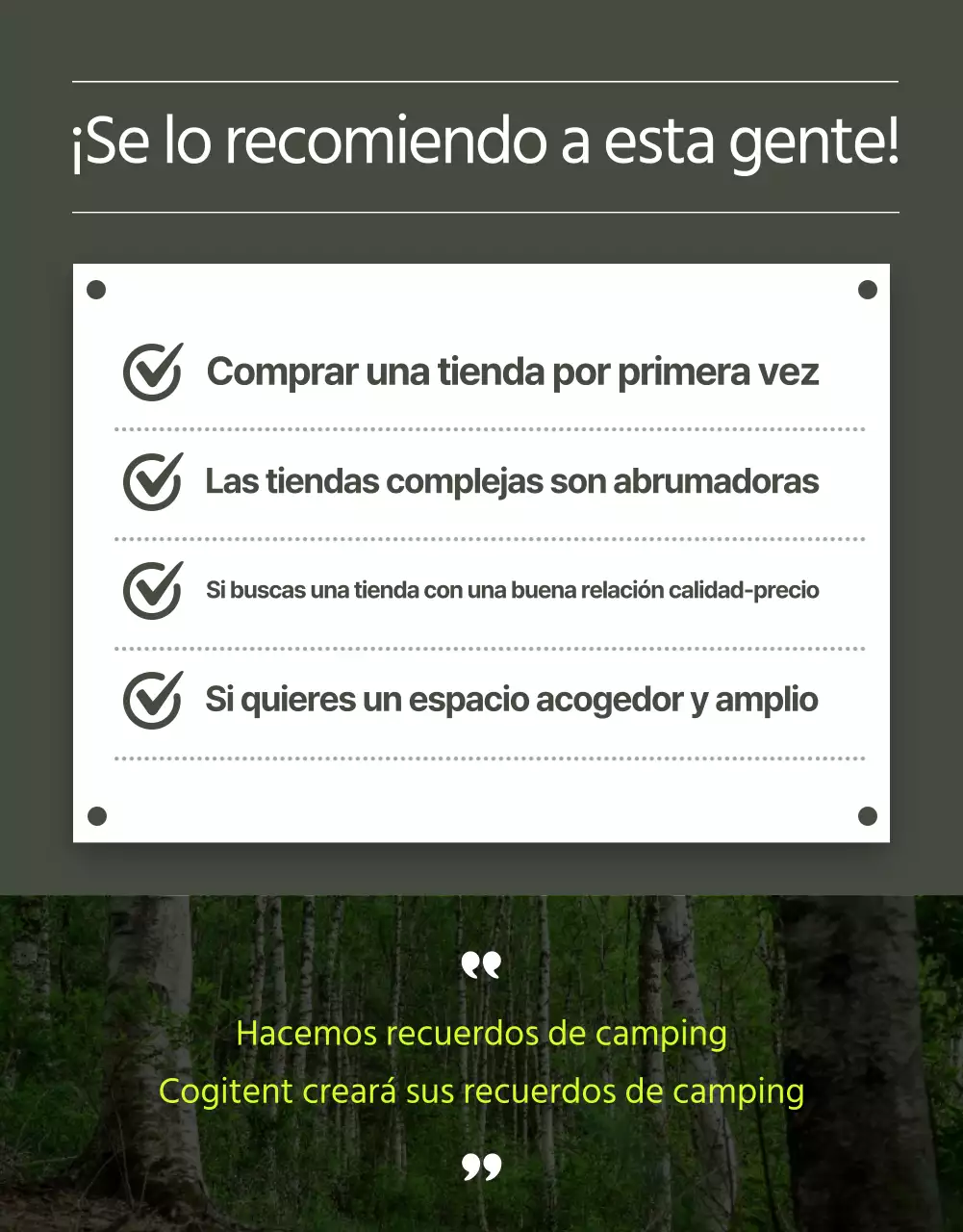 Carpa Cúpula Wadiz con un diseño limpio en verde fluorescente