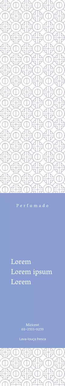Papel de embrulho para difusor de fundo com padrão azul