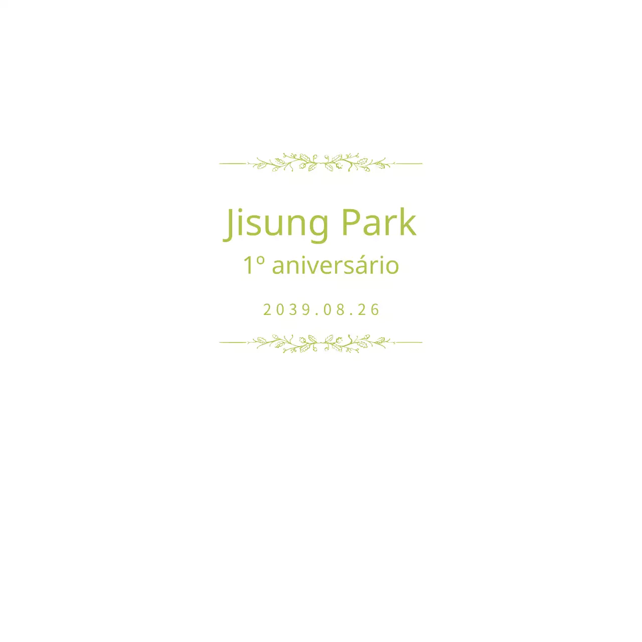 Aniversário de Jisung Park