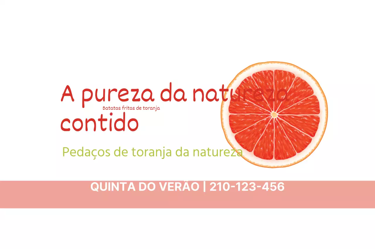 Batatas fritas de toranja