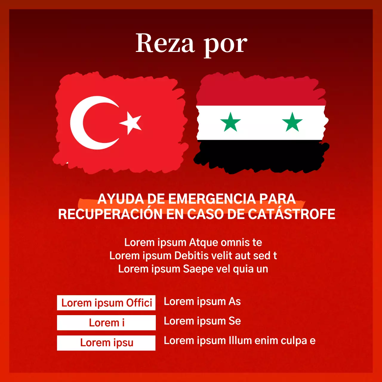 Anuncio de patrocinio del relevo de la bandera roja