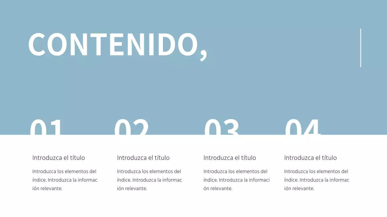 Presentaciones concisas