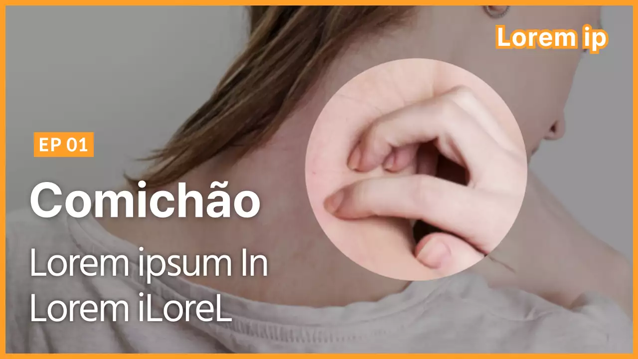 Laranja simples comichão nas miniaturas do YouTube