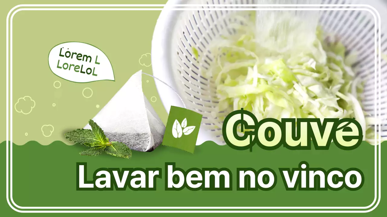 Tema de lavagem de couves com imagens cor de azeitona