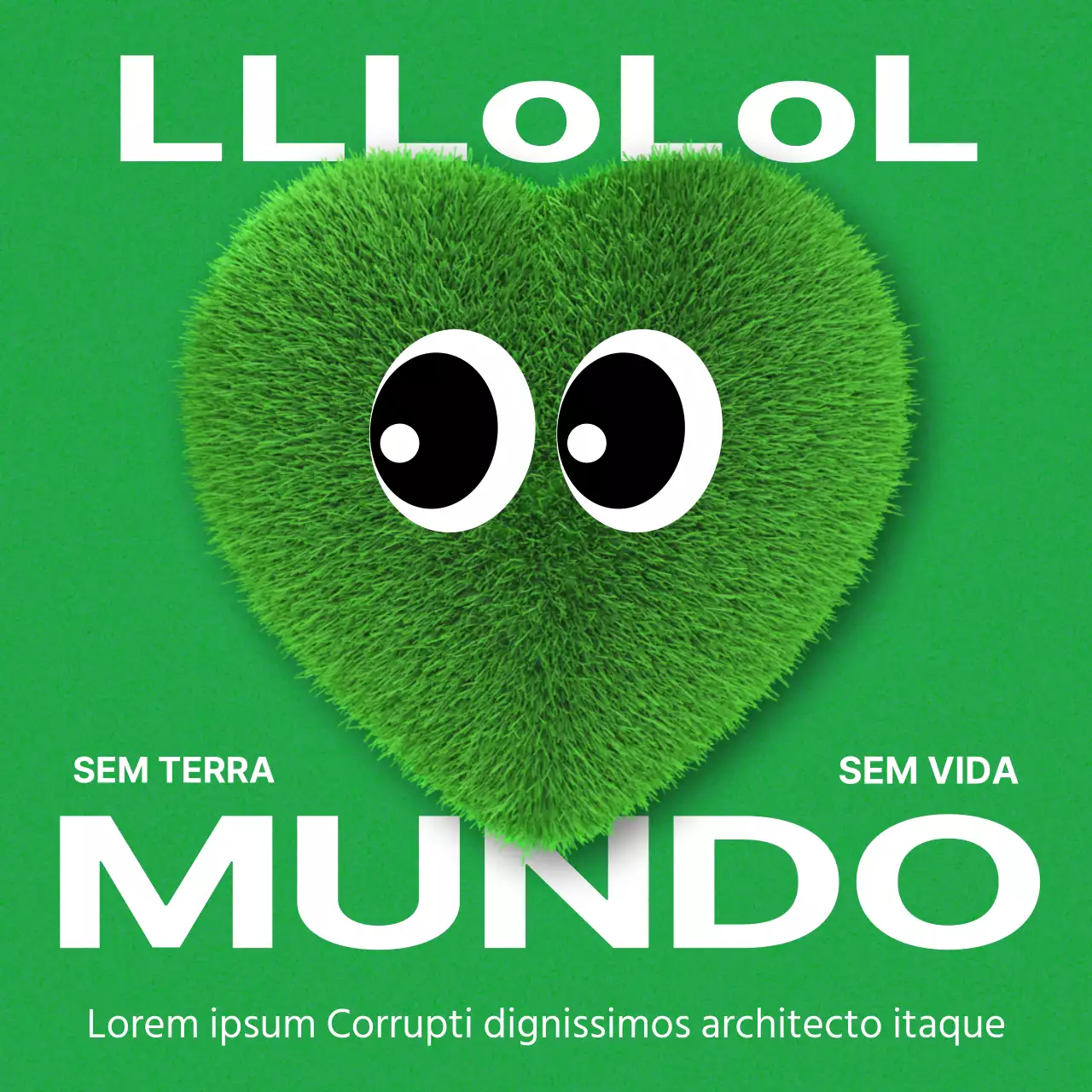 Verde, giro, relvado, consciência ambiental