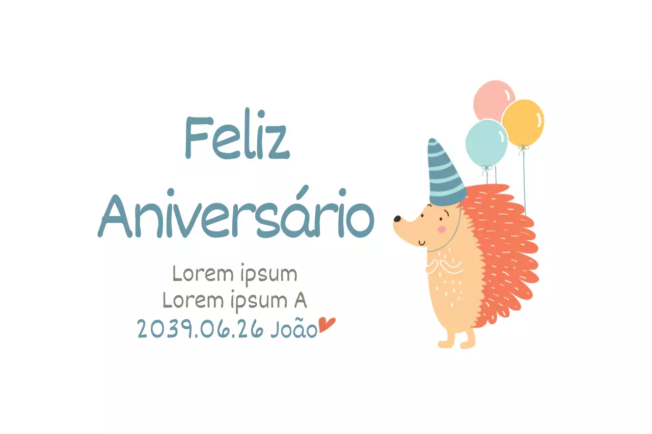 Aniversário do Ouriço