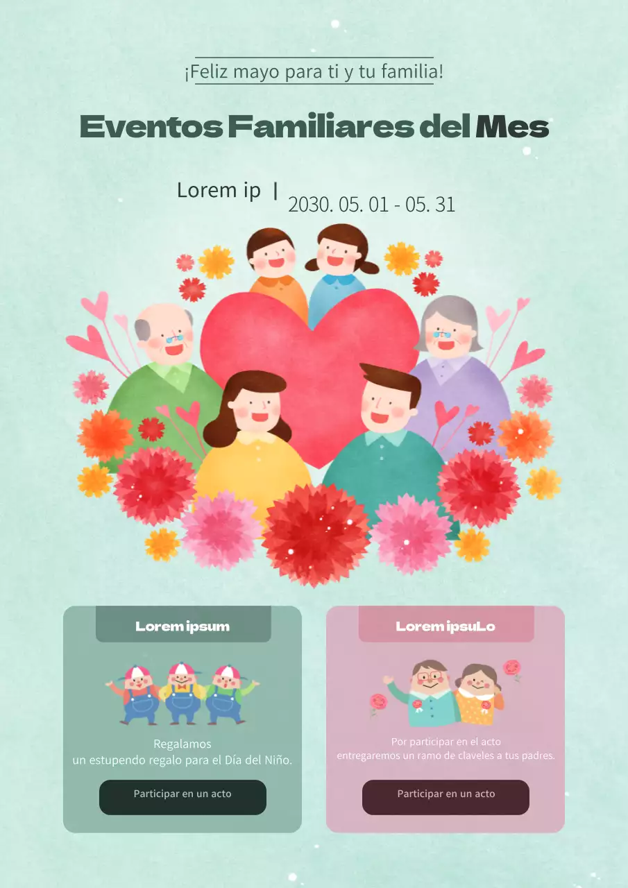 Actos del Mes de la Familia