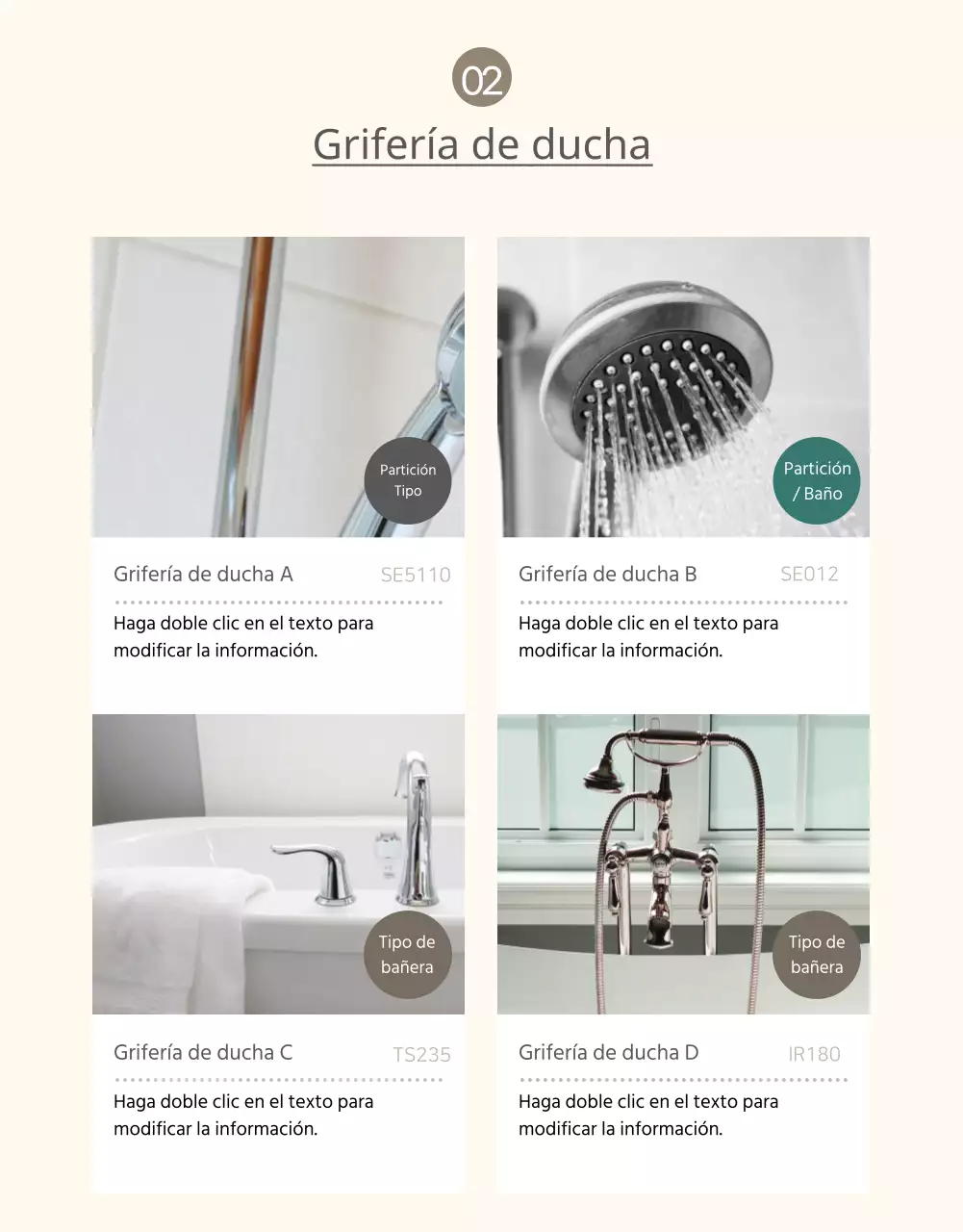 Detalles de construcción de baños y cocinas marrones y sencillos