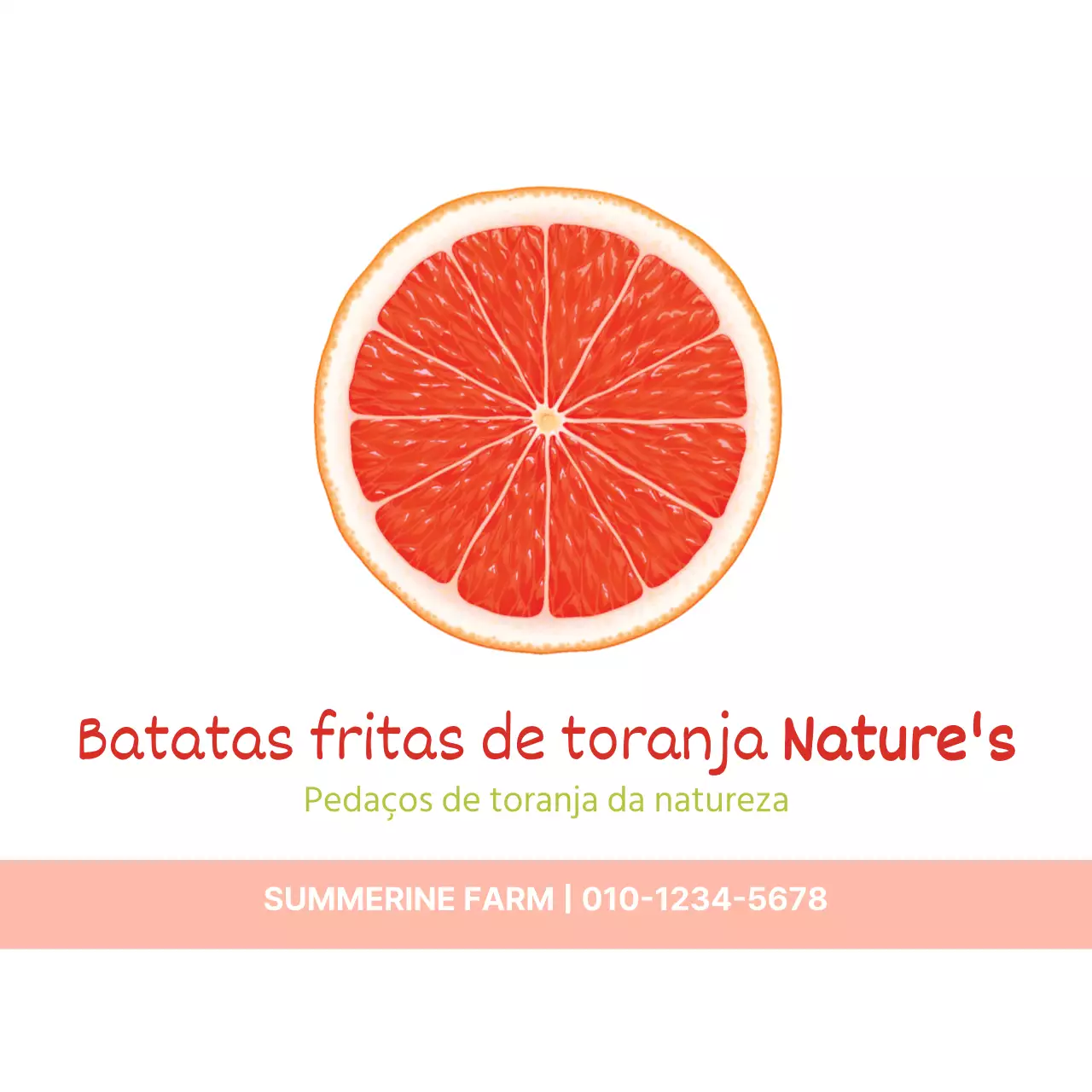 Batatas fritas de toranja