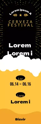 Bandera de la cerveza_fiesta de la cerveza