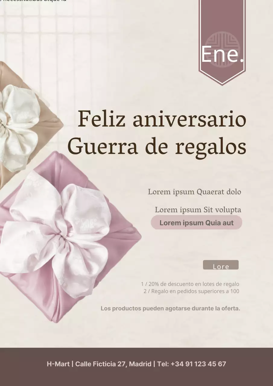 Concurso de regalos de Año Nuevo