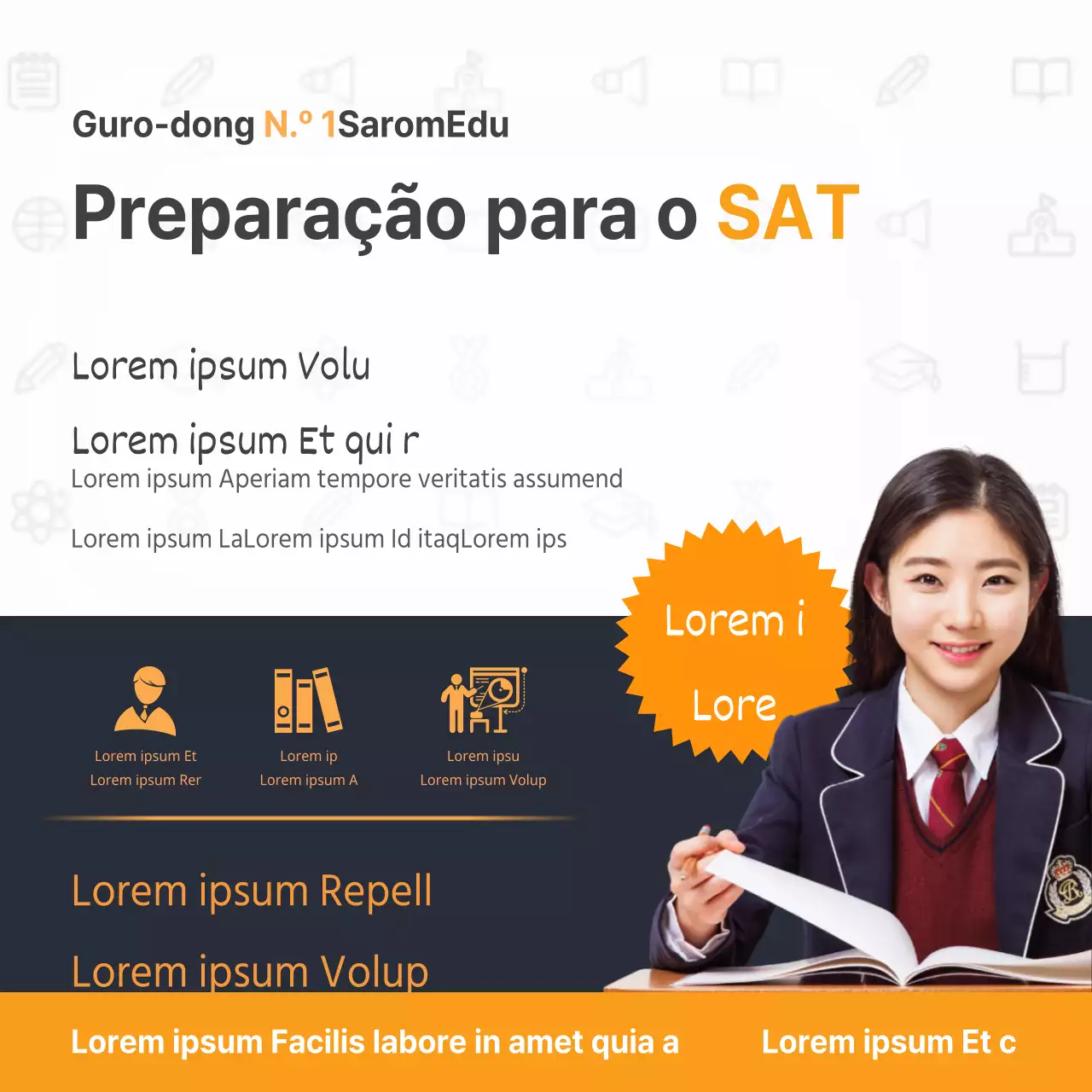 Curso de preparação para o SAT