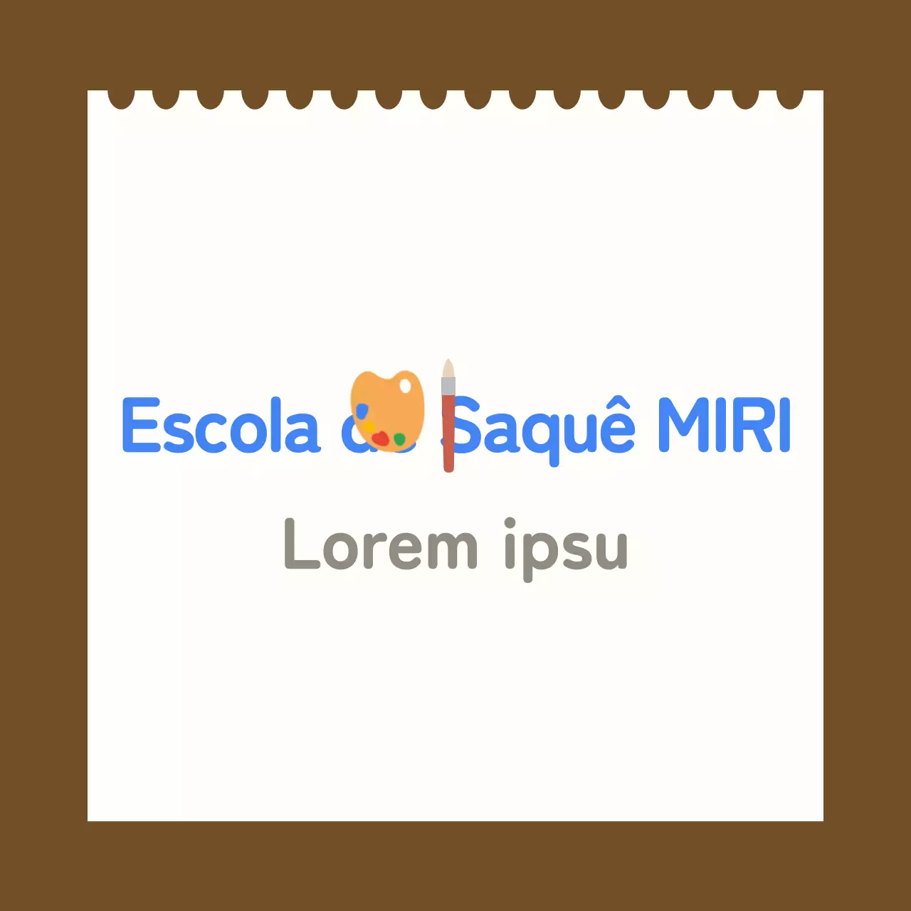 Balsa de escola de arte para crianças com fundo branco de caderno de desenho