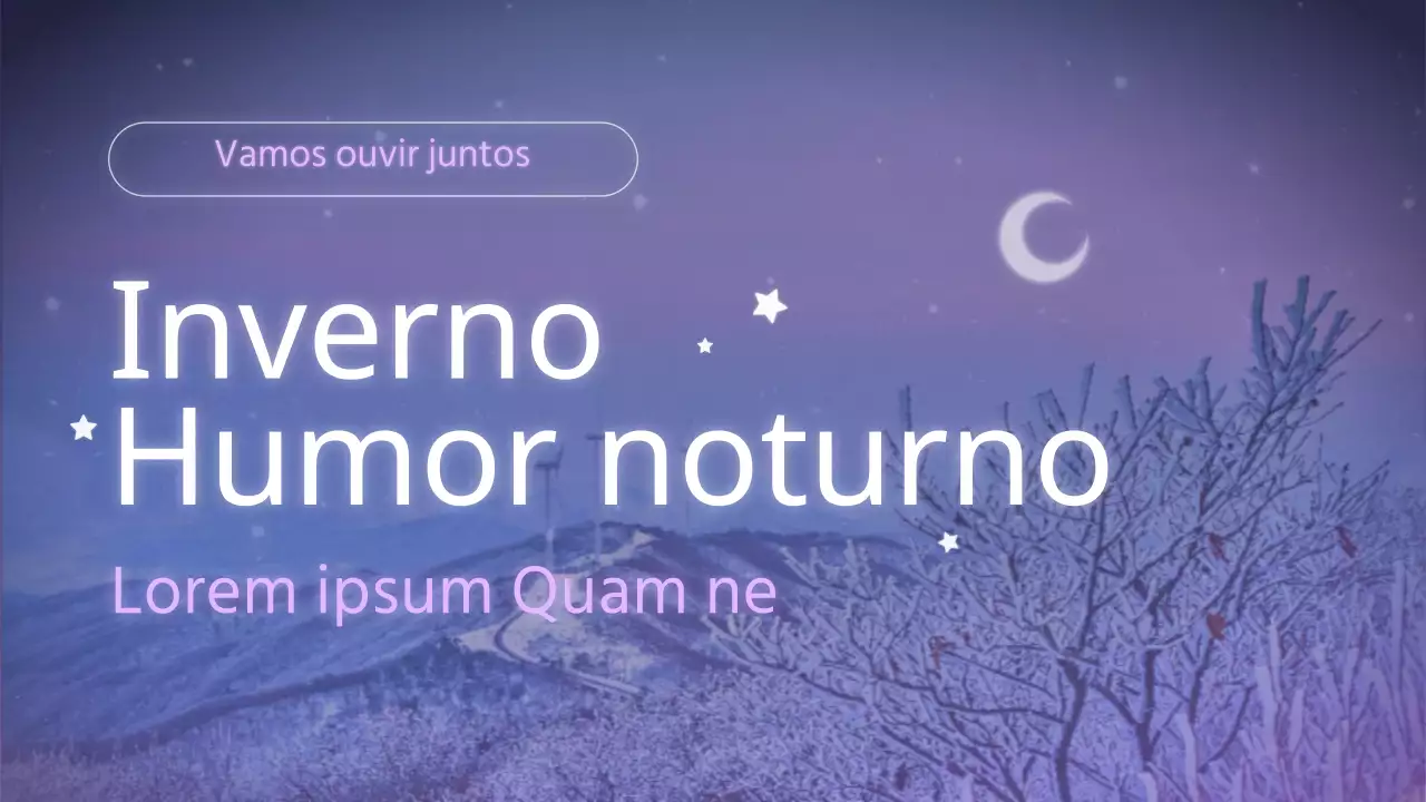 Imagem em miniatura de Winter Night Music neon