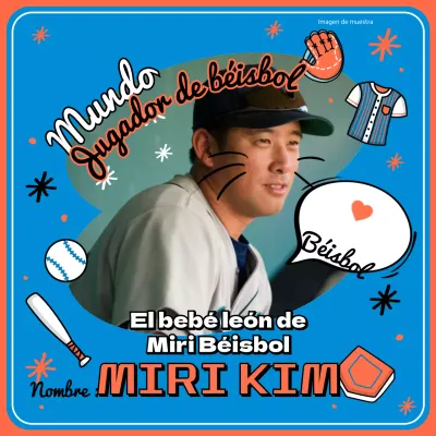 Una página para frikis del deporte con un marco multicolor y simpáticas ilustraciones