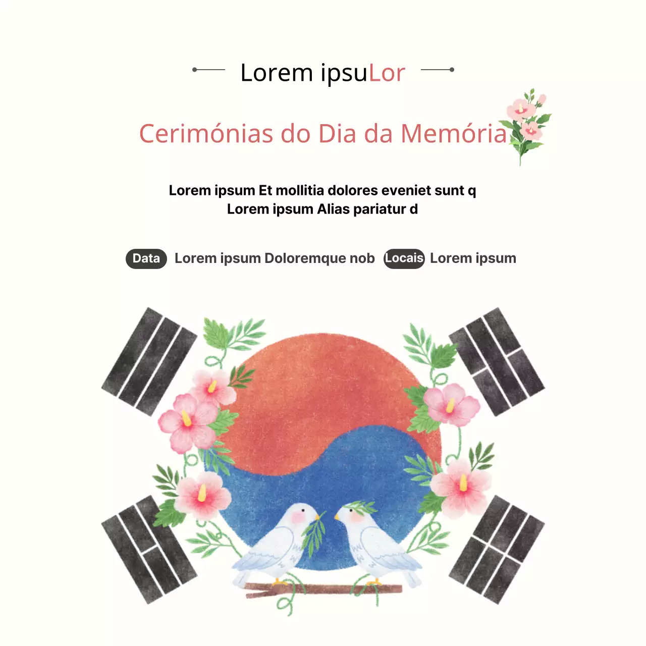 Uma cerimónia branca e limpa do Dia da Memória para o Mês dos Veteranos