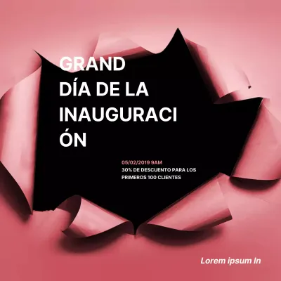 Día de la inauguración