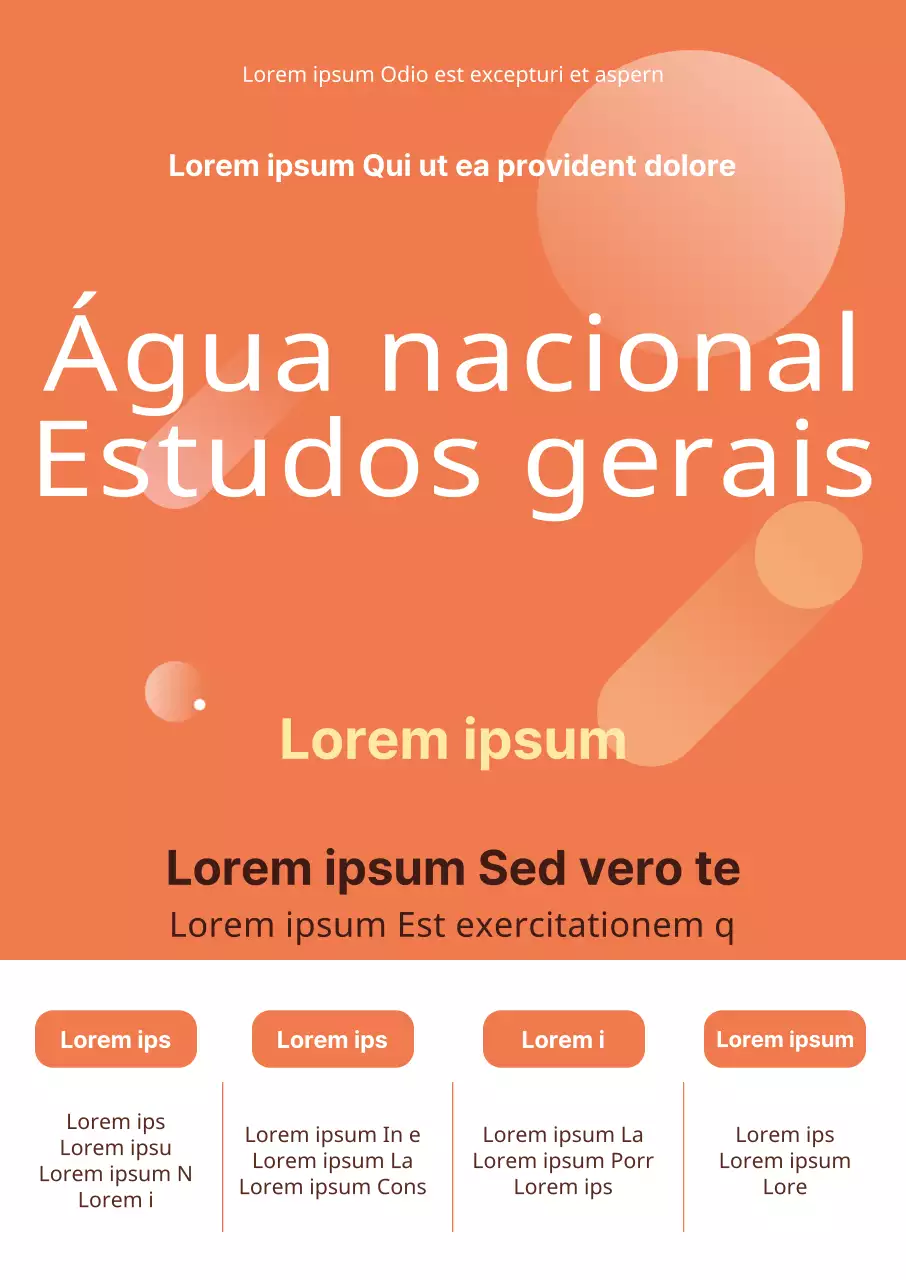 Evento de classe geral da Orange State Water