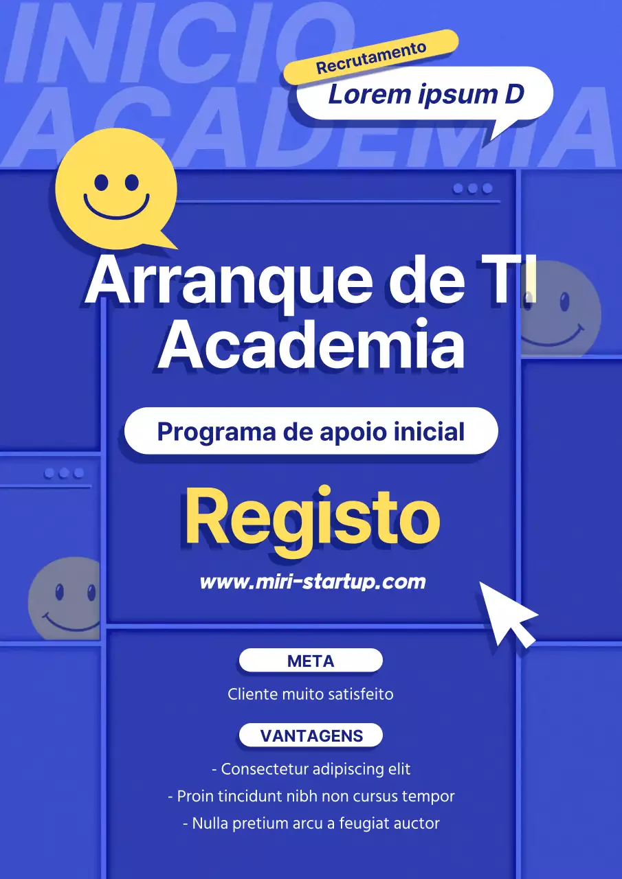 Blue Simple IT Entrepreneurship Academy Recrutamento