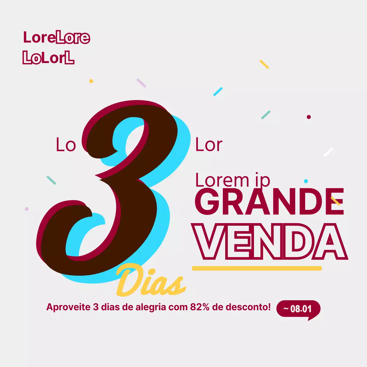 Venda rápida de 3 dias
