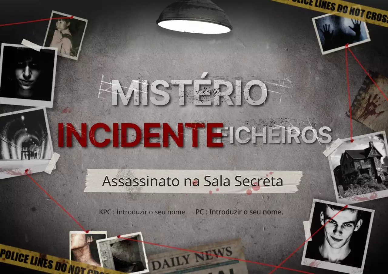 Cartão de sessão de conceito de ficheiro de caso de Anatomia de Grey