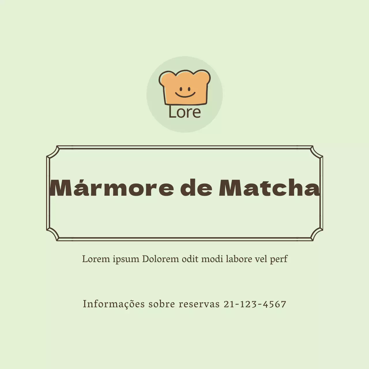 Autocolantes ilustrados de sobremesas de Matcha