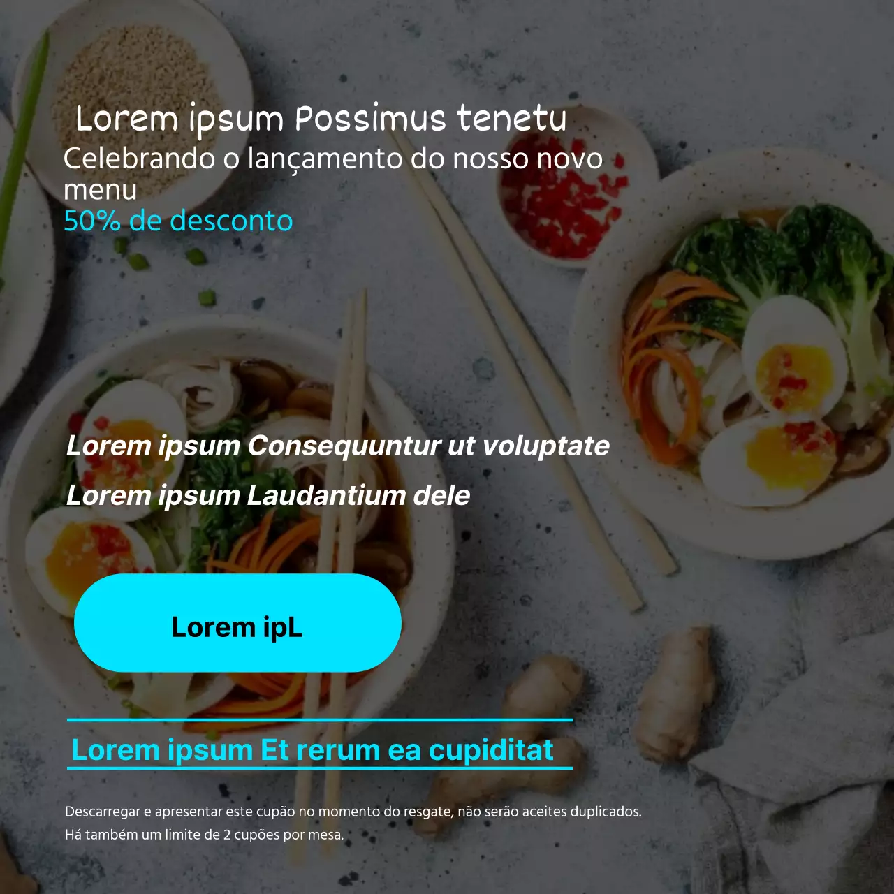 Cupões de restaurante