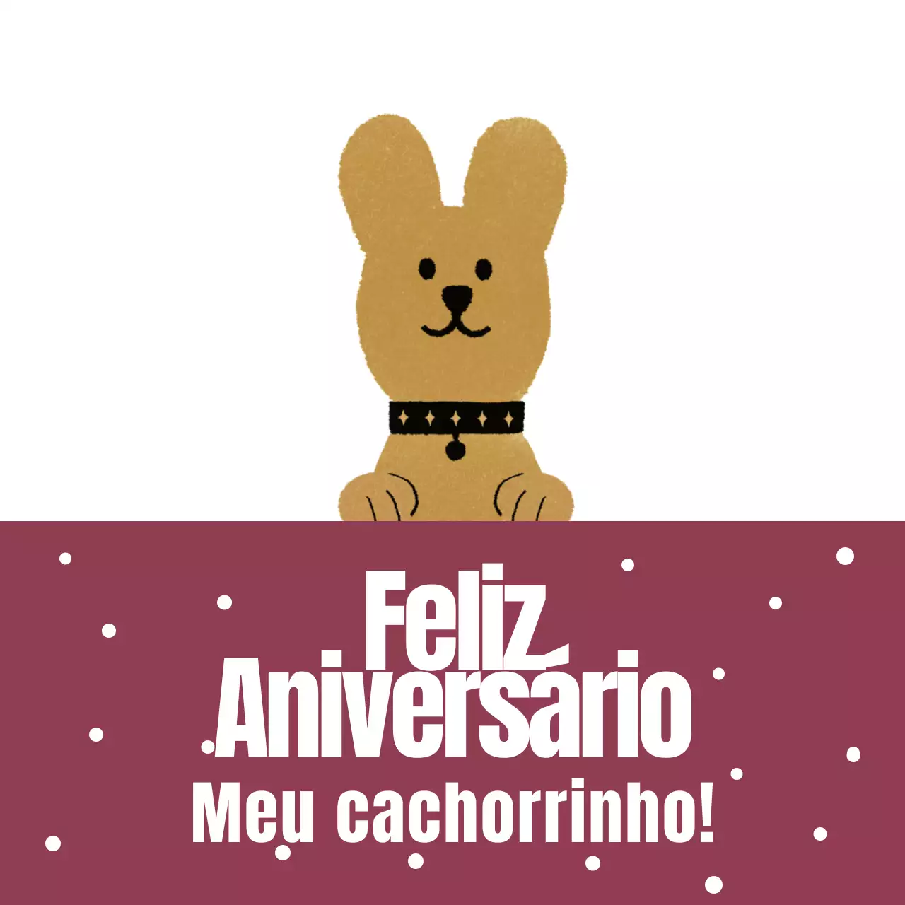 Aniversário do cão