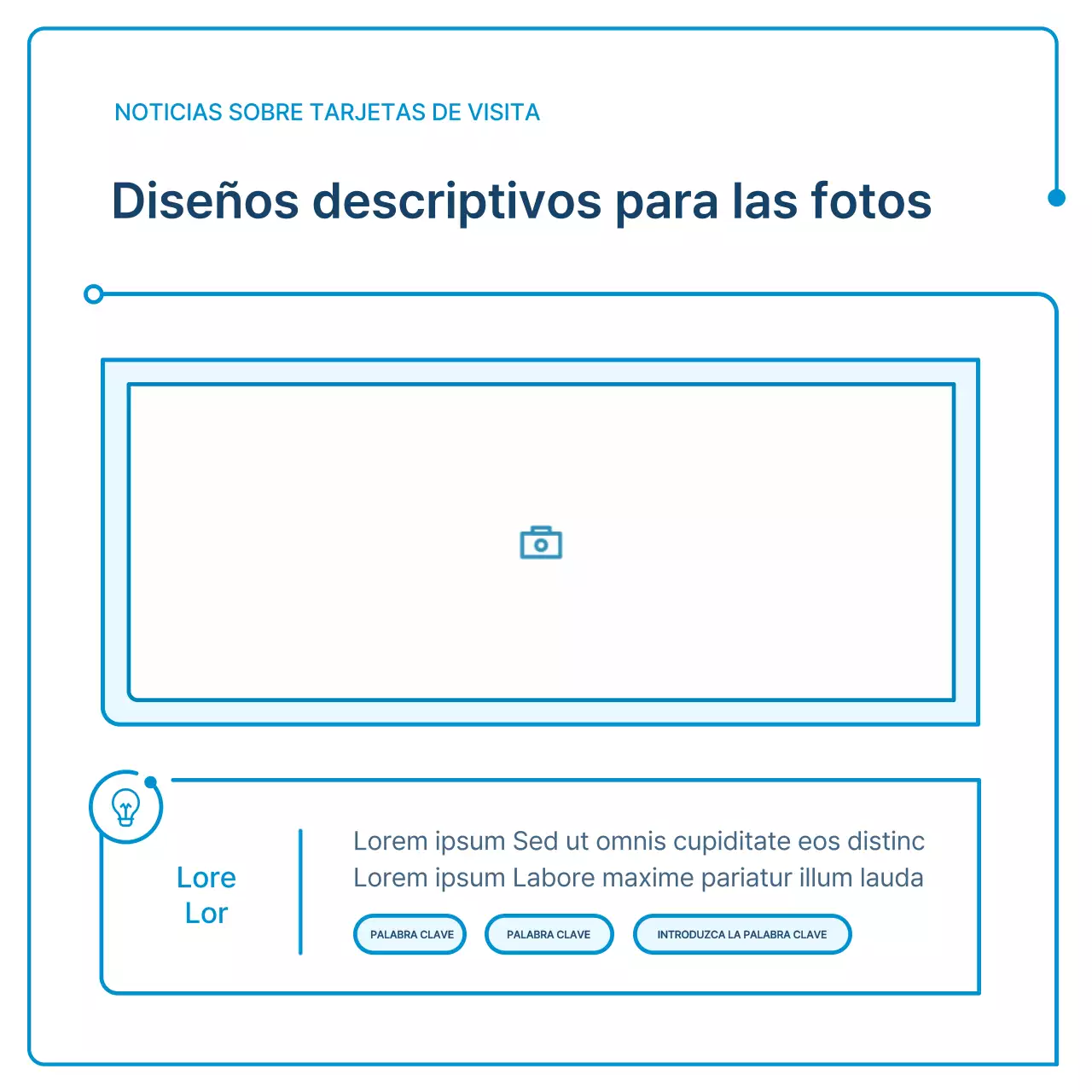 Guía de boletines corporativos en geometría blanca y azul