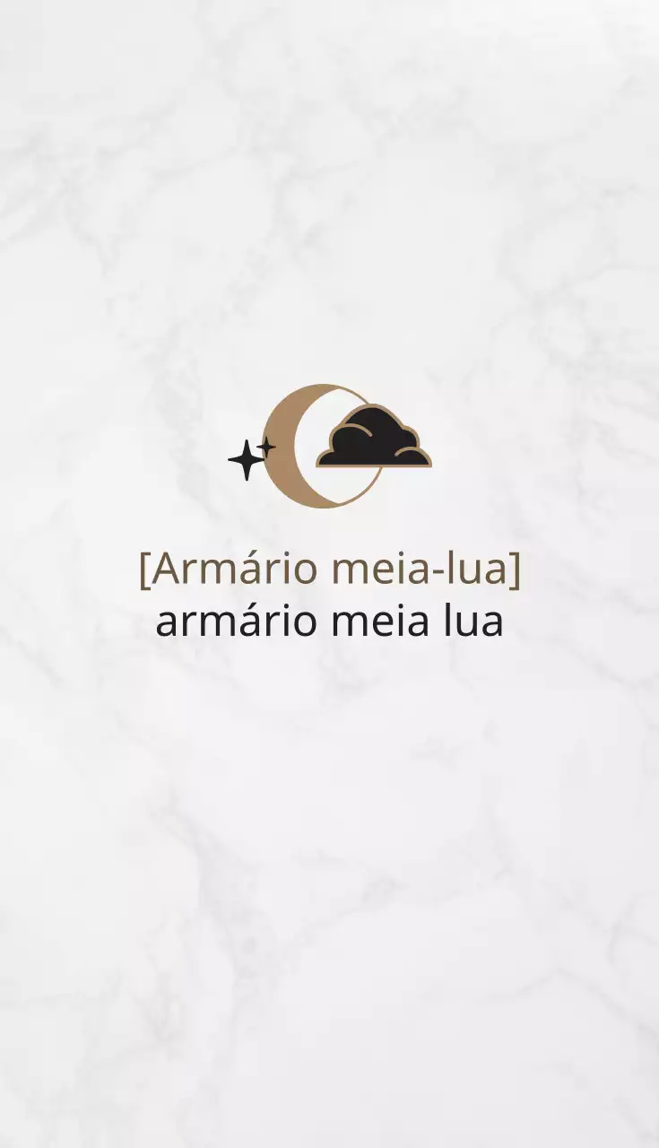 Armário de meia-lua