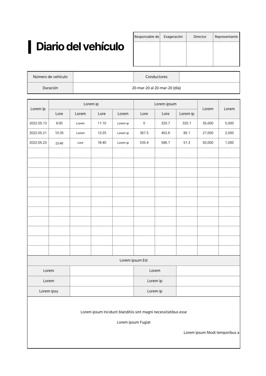 Un cuaderno de bitácora sencillo y bien diseñado