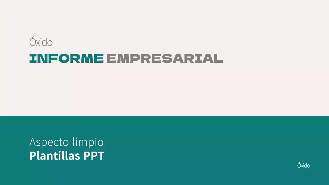 Presentación de informes comerciales