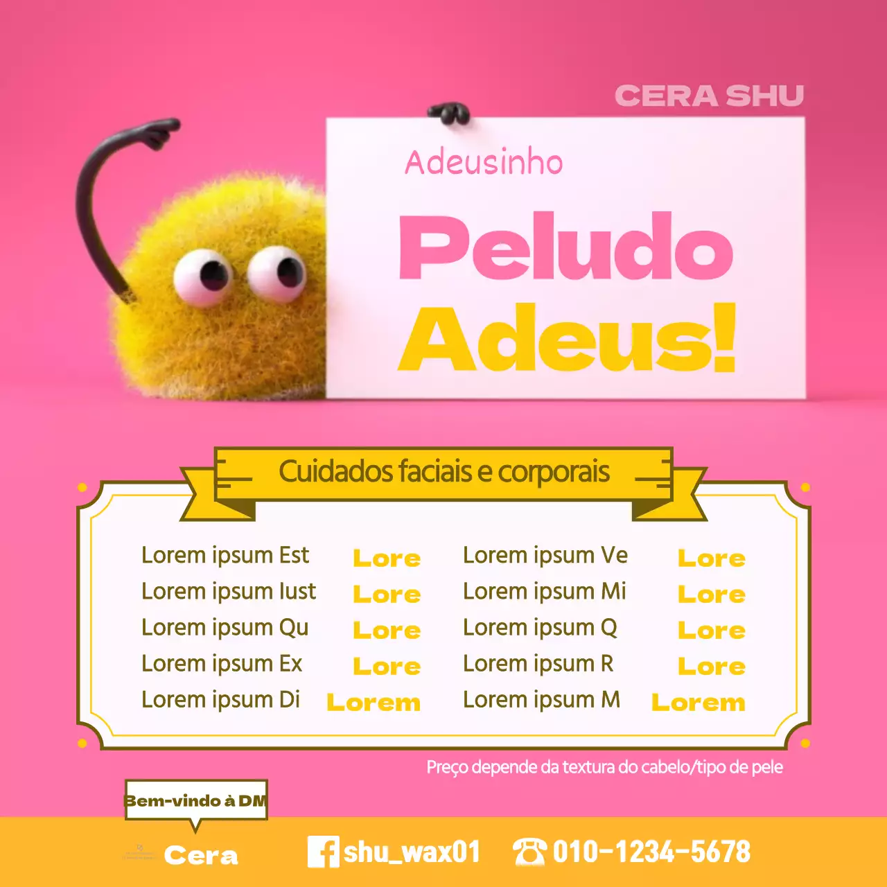 Olá peludo!
