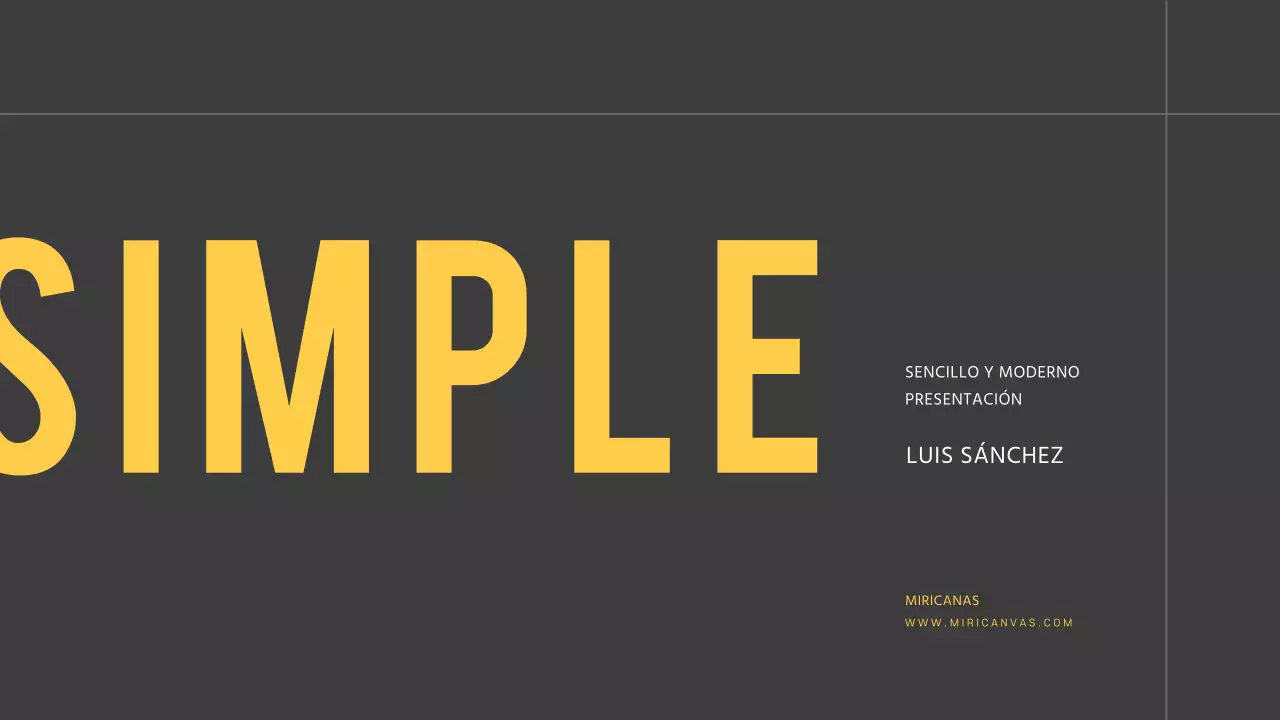 Presentaciones sencillas