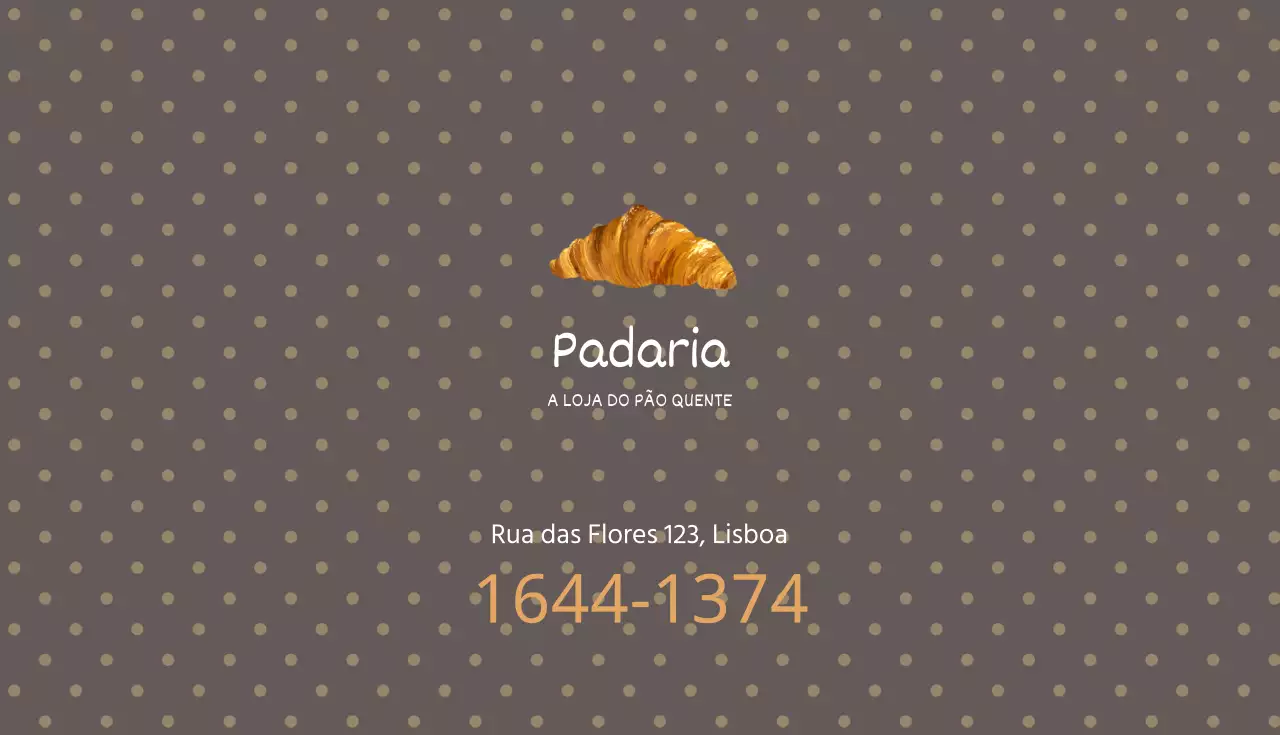 Loja de pão quente