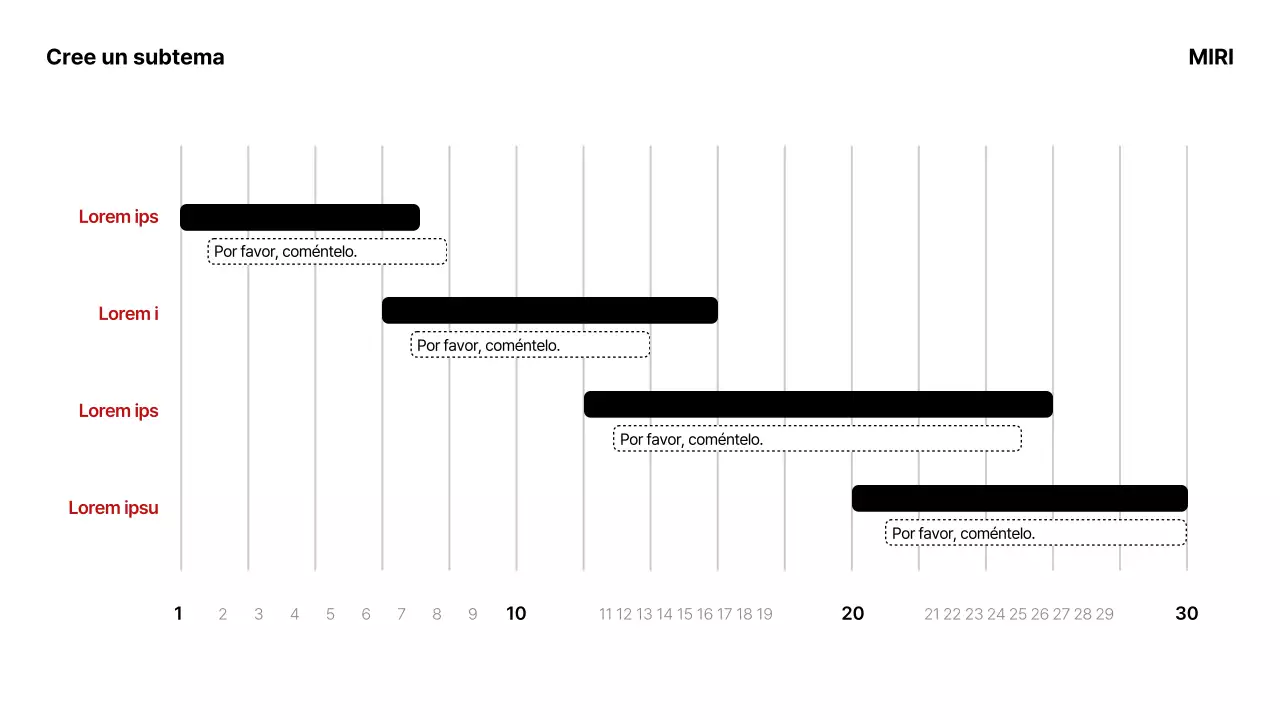 Materiales sencillos en blanco y negro para las reuniones del estudio de marketing