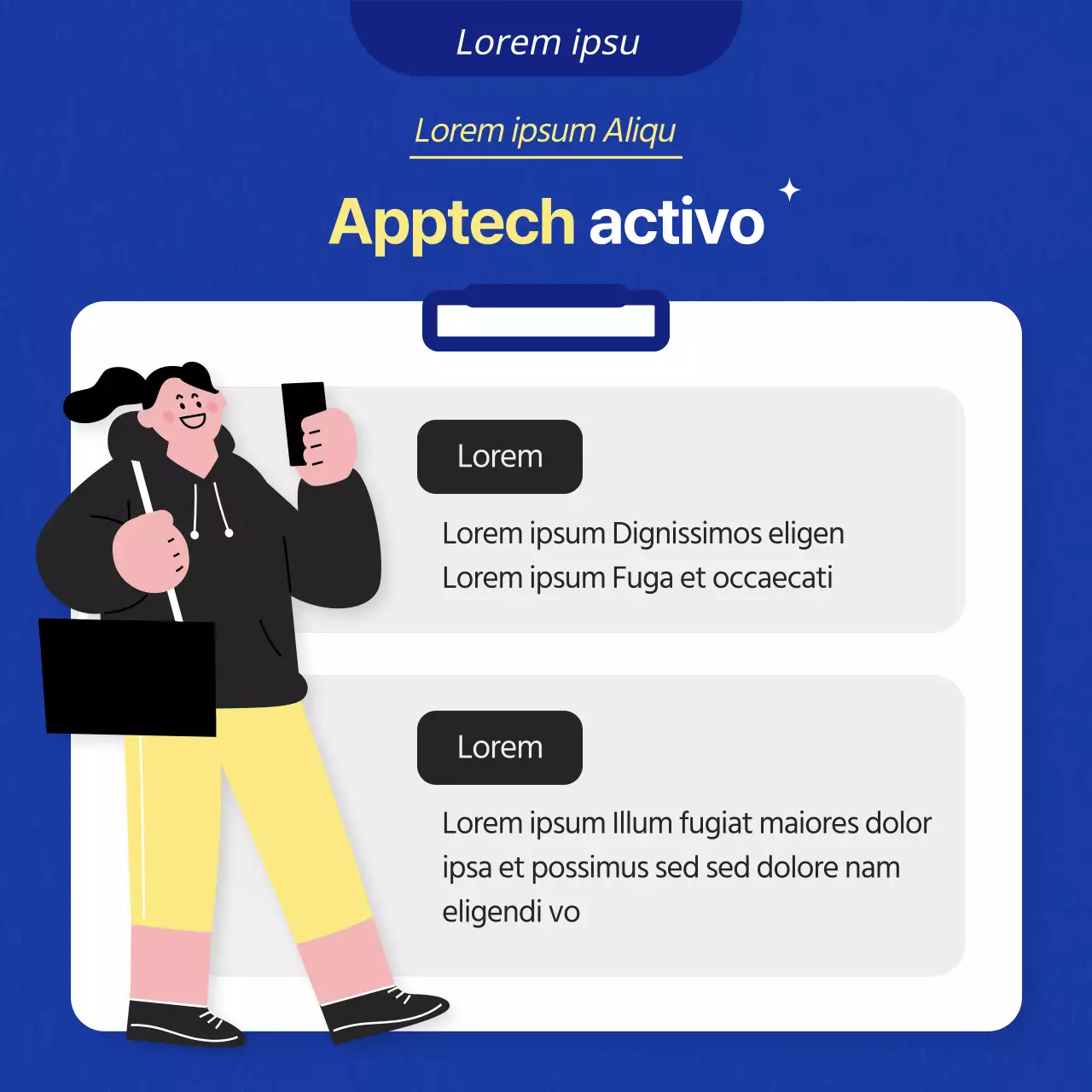 Descripción del canal Blue and Yellow's College Life AppTech Tipsa