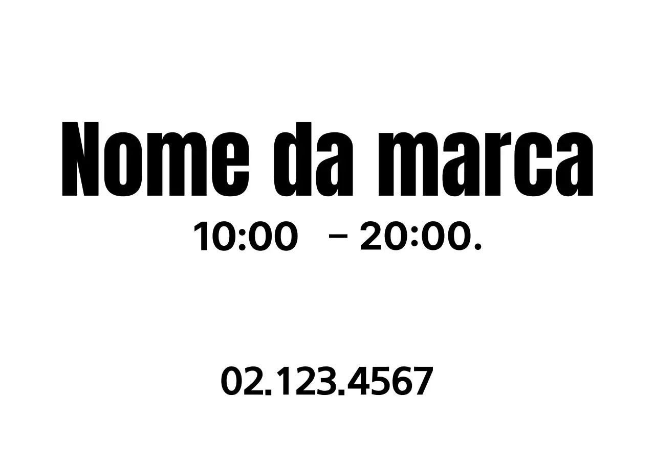 Transparências de marca simples