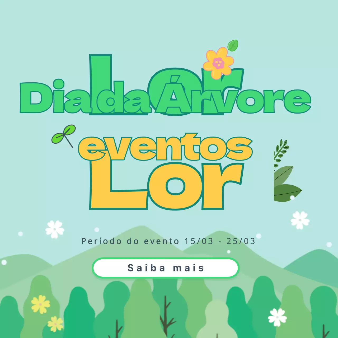 Evento do Dia da Árvore Verde