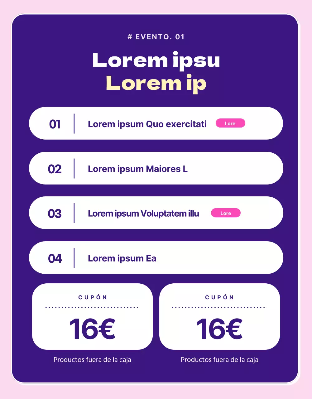 Una colección de ilustraciones lineales en rosa y malva para la vuelta al cole.