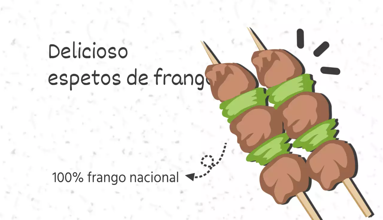 Espetos de frango