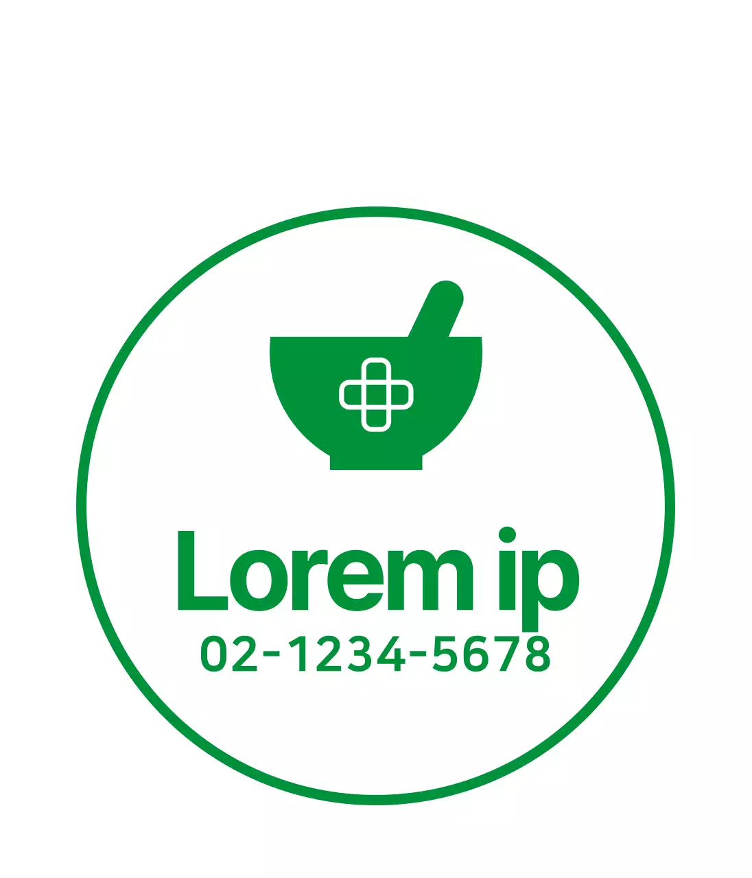 Ícone simples branco Promoção de farmácia