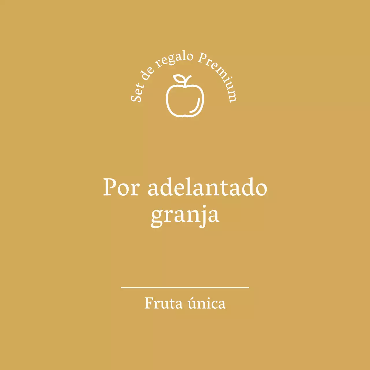 Pegatina Círculo simple dorada