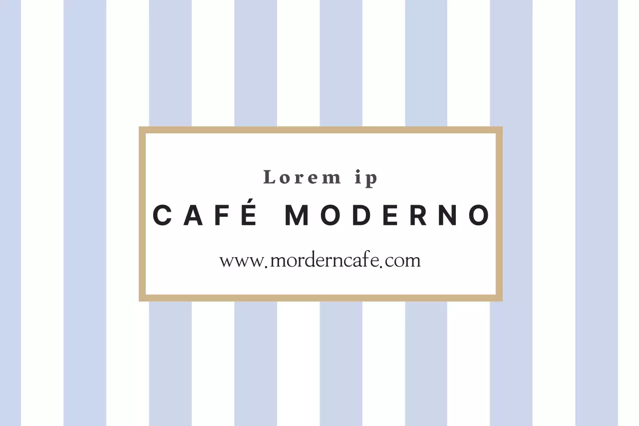 Café moderno