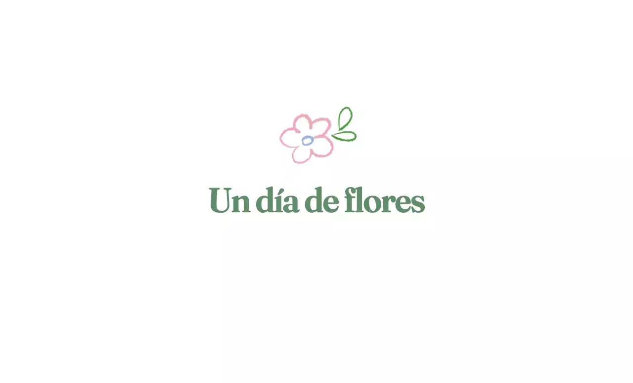 Dibujo verde Flor concepto mercancía