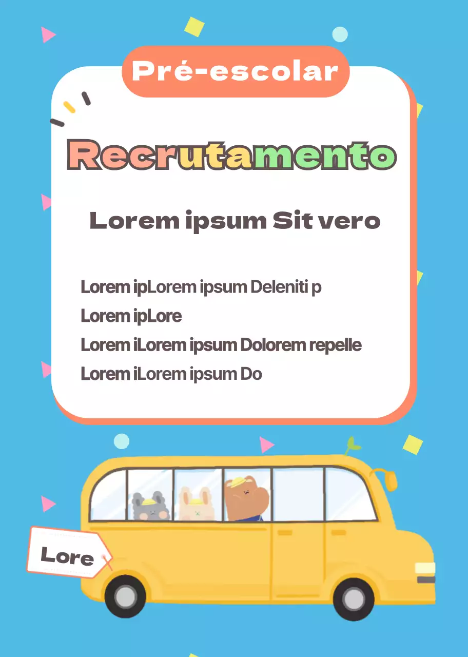 Recrutamento para creche Camagnet
