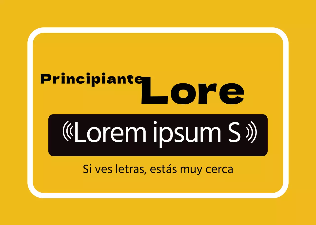 Instrucciones amarillas de fácil lectura para principiantes