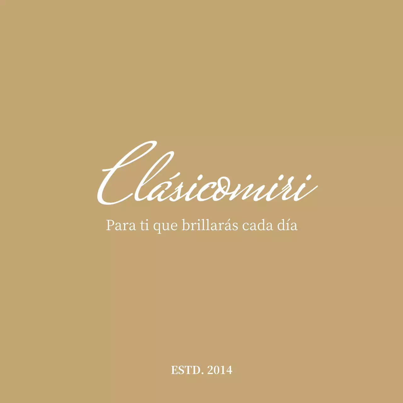 Promocionar una joyería con un concepto cursivo inglés