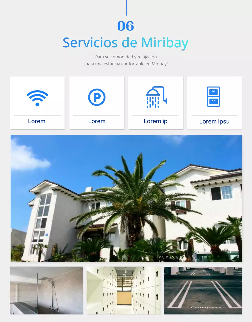 Detalles del paquete Blue Cool Surf